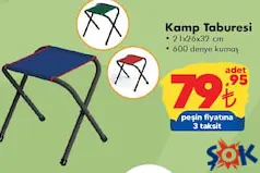 KAMP TABURESİ 21X26X32 CM indirimli fiyat KAMP TABURESİ 21X26X32 CM fiyat ve kampanya bilgisi